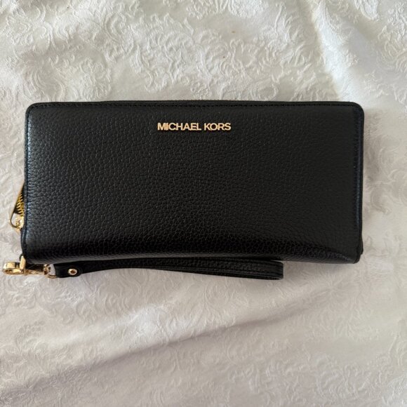 Michael Kors Jet Set Travel Shoulder Chain Strap Tote w/Matching Wallet - Picture 6 of 8